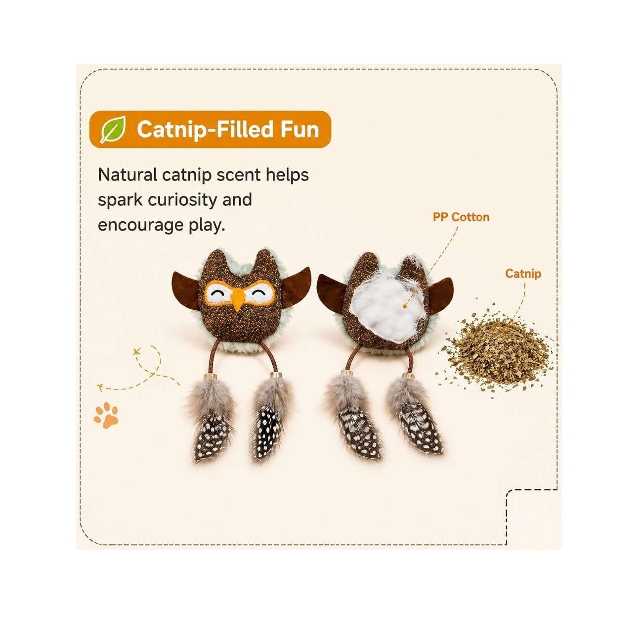 Catnip Owl Toy